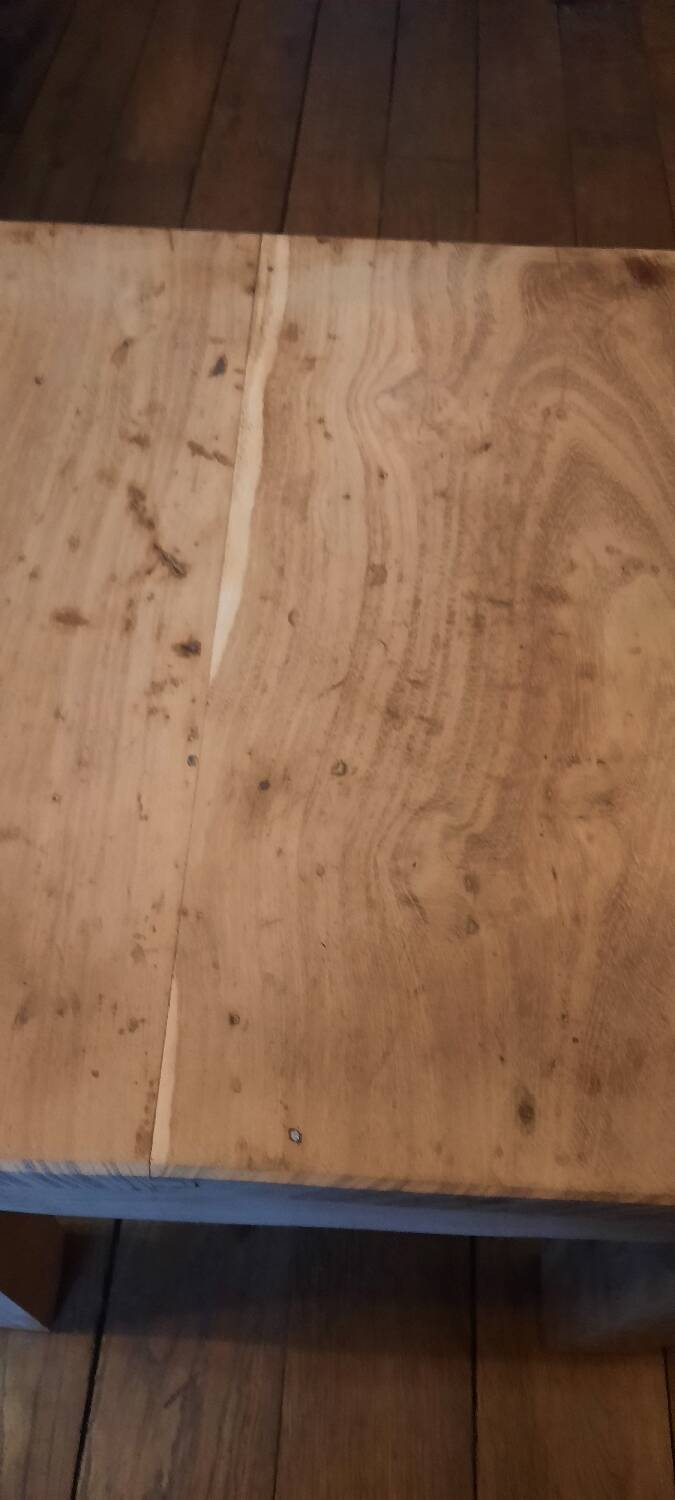 Brutalist wooden bedside tables