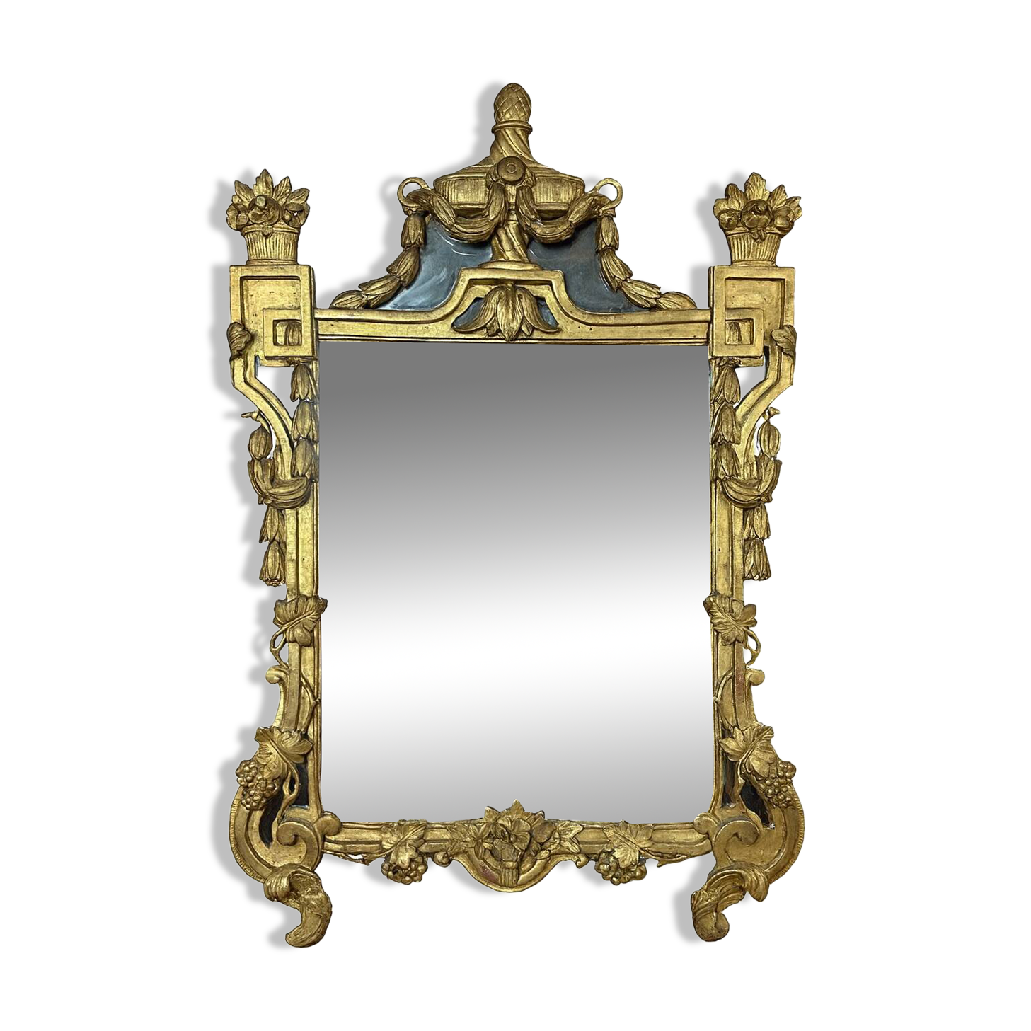 18th century giltwood mirror