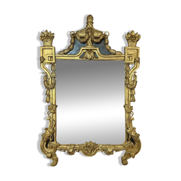 18th century giltwood mirror