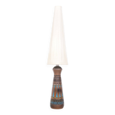 Big ceramic floor lamp by M. Zawadzki for Tilgmans Sweden