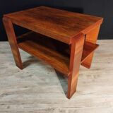 Art deco walnut coffee table