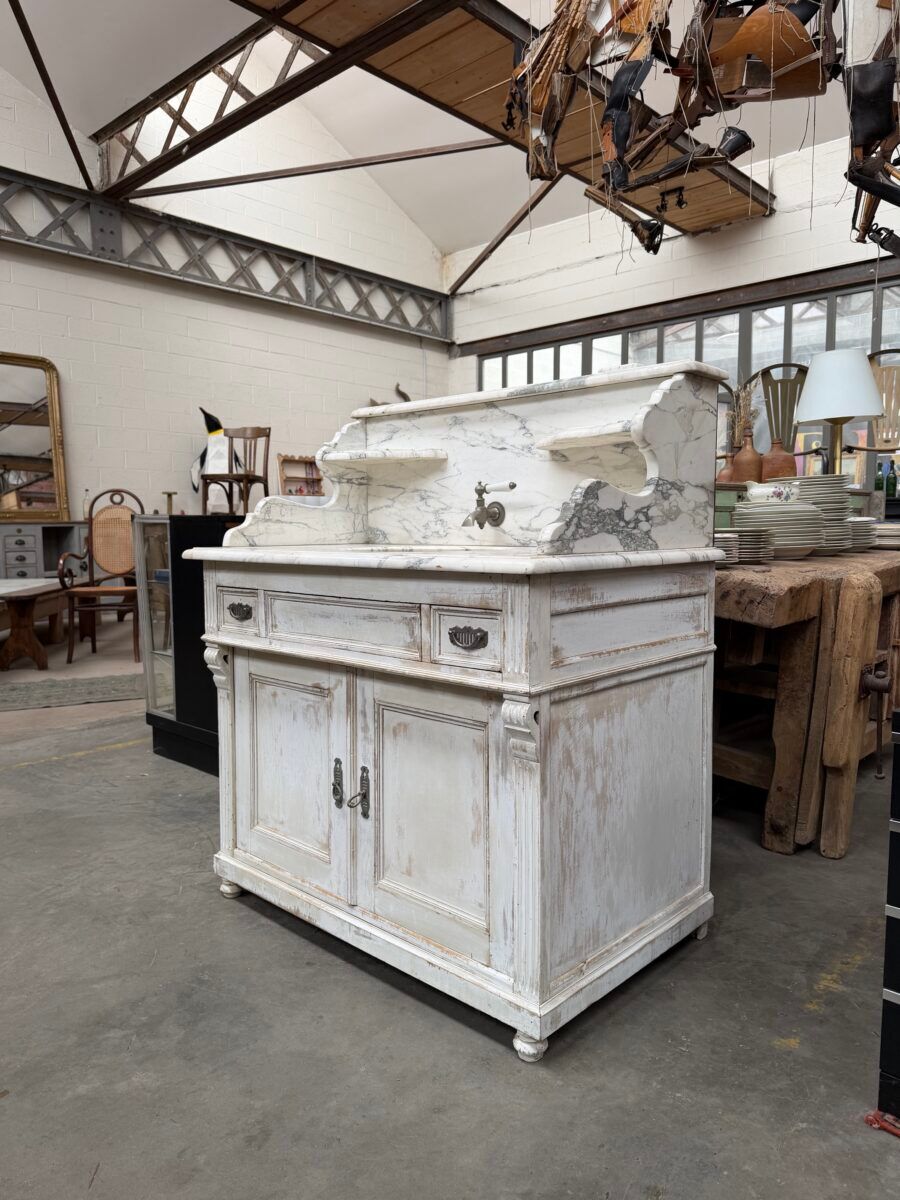 Washbasin furniture from the early 20th century.