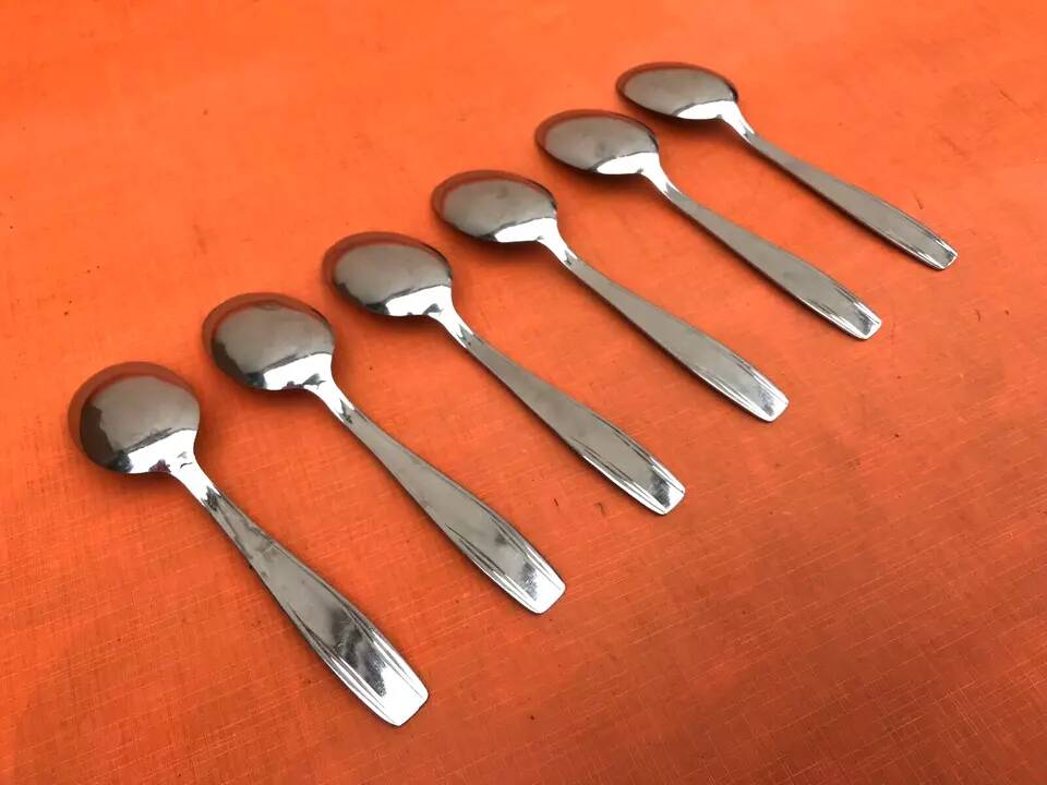 6 tablespoons Stainless steel Length: 195mm