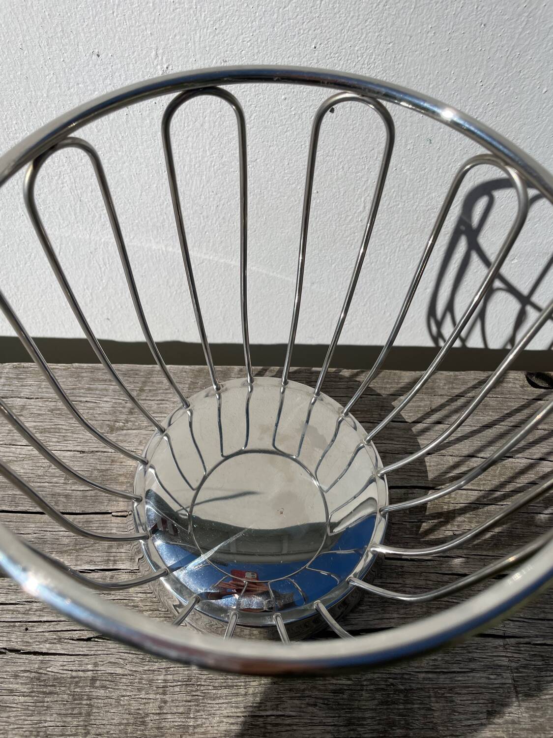 Corbeille à fruit Alessi en inox