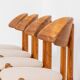 Dining set in pine with 4 chairs by Vamdrup
