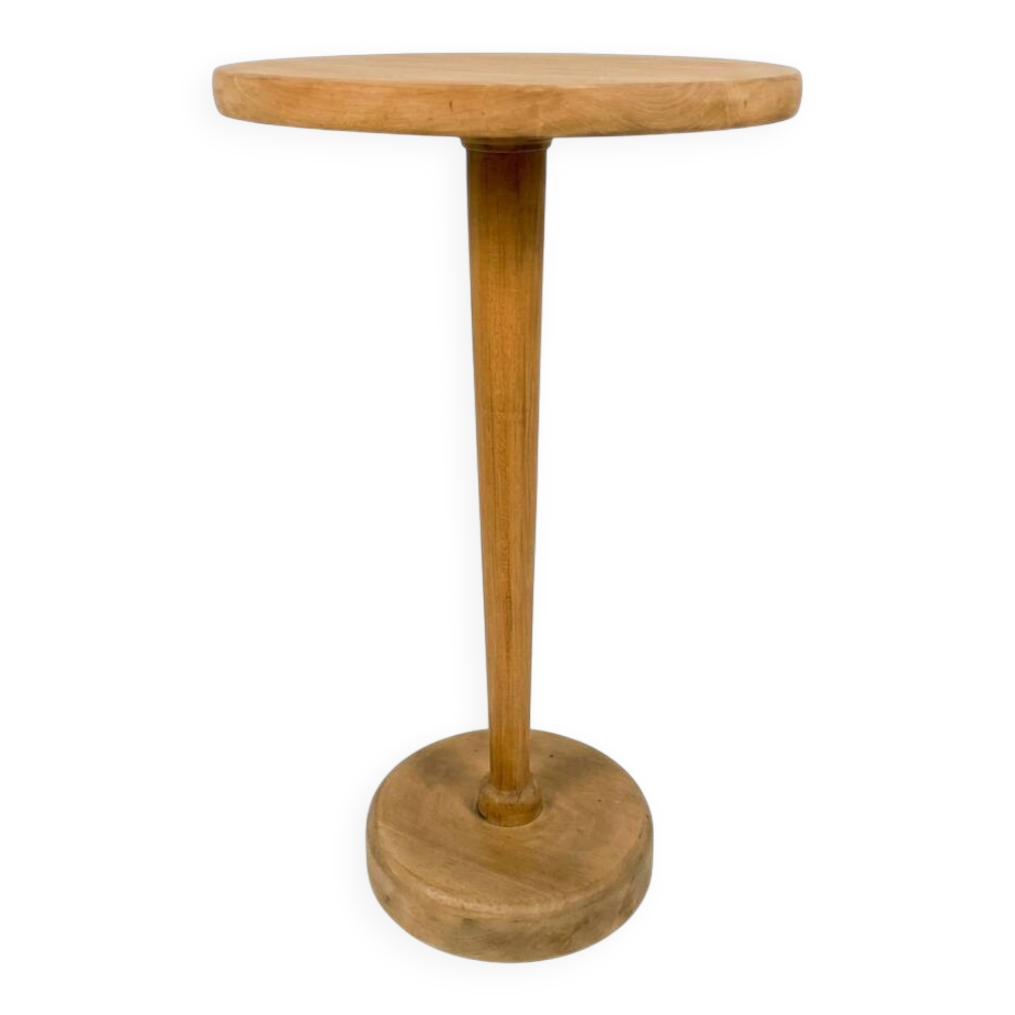 Guéridon - small round table in walnut