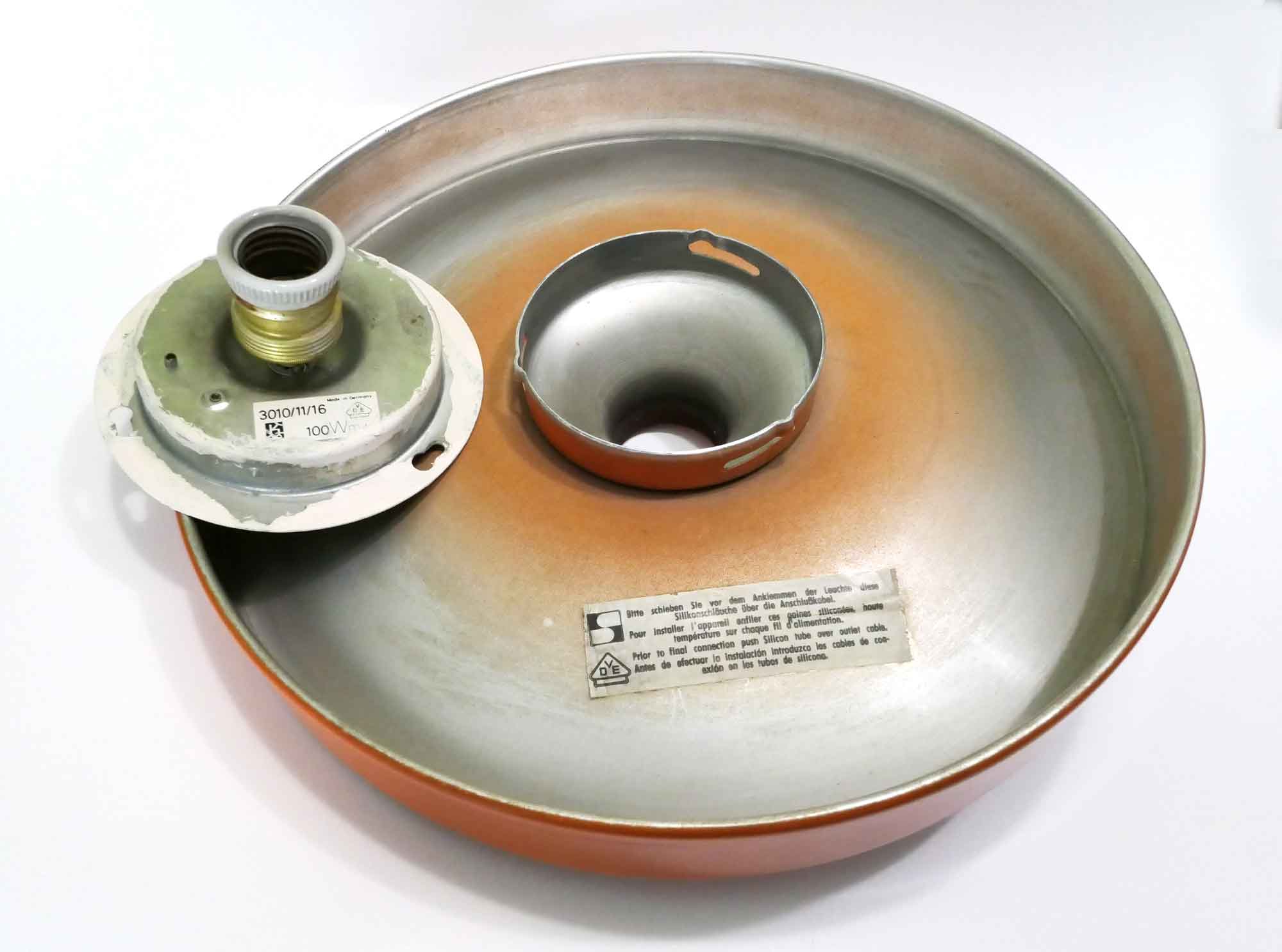 Wall light or ceiling LIGHT STAFF LEUCHTEN Germany ORANGE