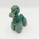 Lot of 2 royal poodles in 1960s spaghetti ceramic