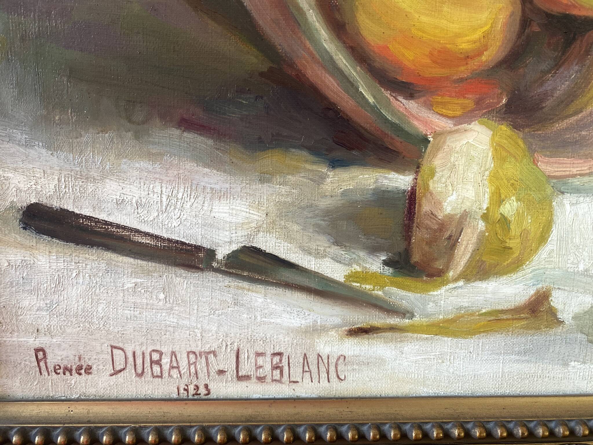 Signed still life from 1923