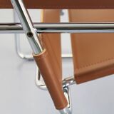 Wassily Chair Brown Leather Marcel Breuer Knoll Seats