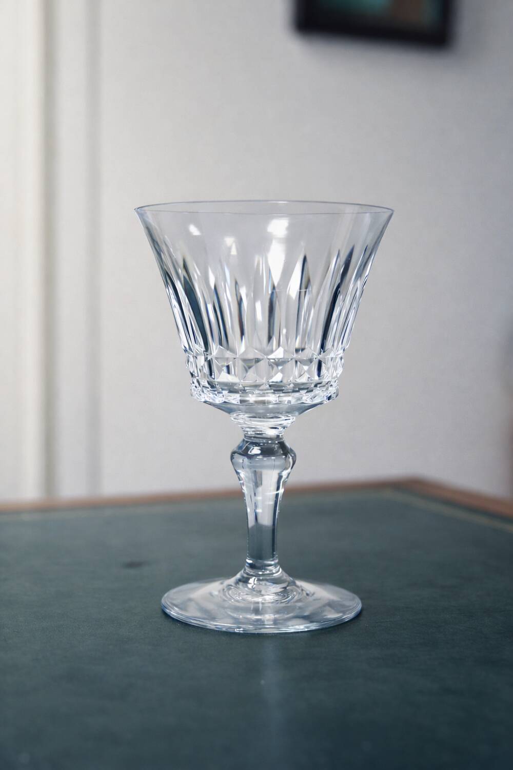 Baccarat – 6 Piccadilly cut crystal water glasses (H. 15 cm)