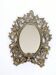 Vintage Brass Mirror Candle Holder Rococo Baroque Italy 1960s