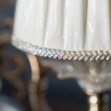 Delta Quattro 5-Light Crystal Table Lamp – Silver Finish