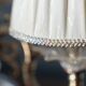 Delta Quattro 5-Light Crystal Table Lamp – Silver Finish