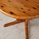 Brutalist extendable table in pine, Rainer Daumiller, Denmark, 1970s.