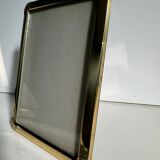 Set of 4 antique brass frames