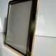 Set of 4 antique brass frames