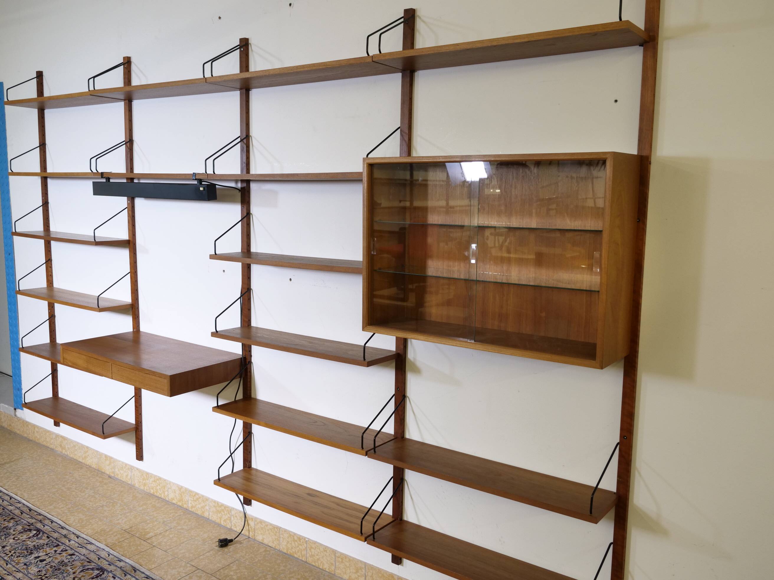 Modular Mid Century Royal Wall System in Teak by Poul Cadovius, 1960s