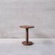 Turned Oak Mid-Century French Pedestal or Side Table