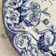 Terre de Fer Creil et Montereau Flora serving platter