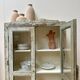 Antique glass cabinet