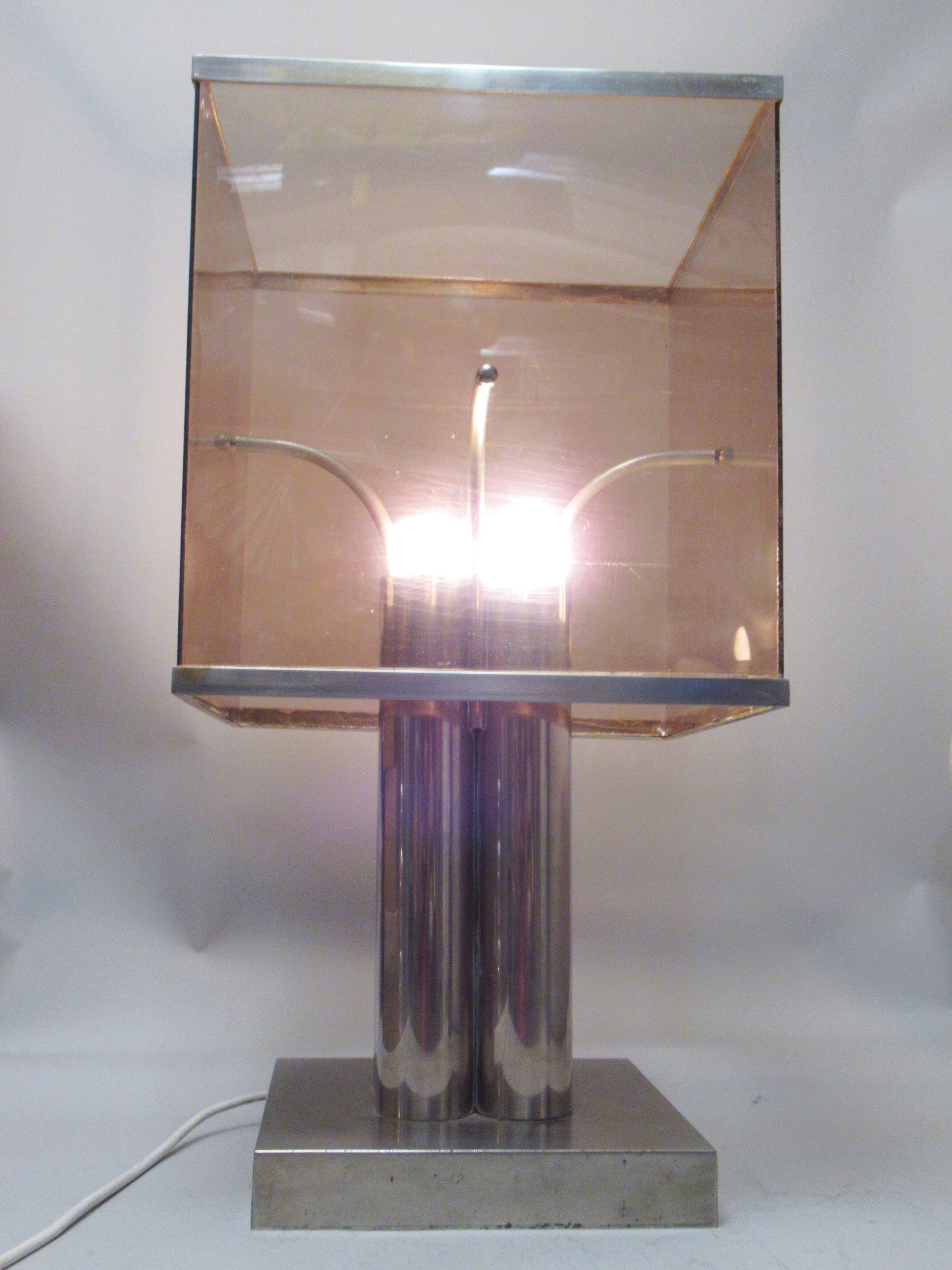 Large Italian lamp by Romeo Rega, 1970