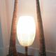 Lamp made of rope and resin - Bohemian, nautical, natural, ethnic.
