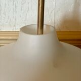 Scandinavian suspension lamp vintage opaline XL Louis Poulsen 40 cm