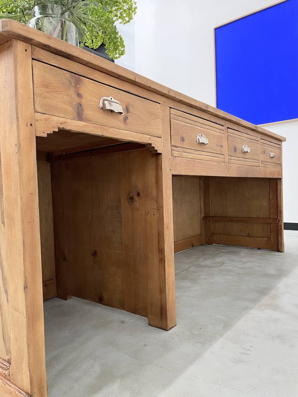 2m central island pine counter