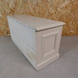 old solid wood bench chest