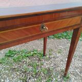 Bureau secrétaire ancien en marqueterie style Louis XVI