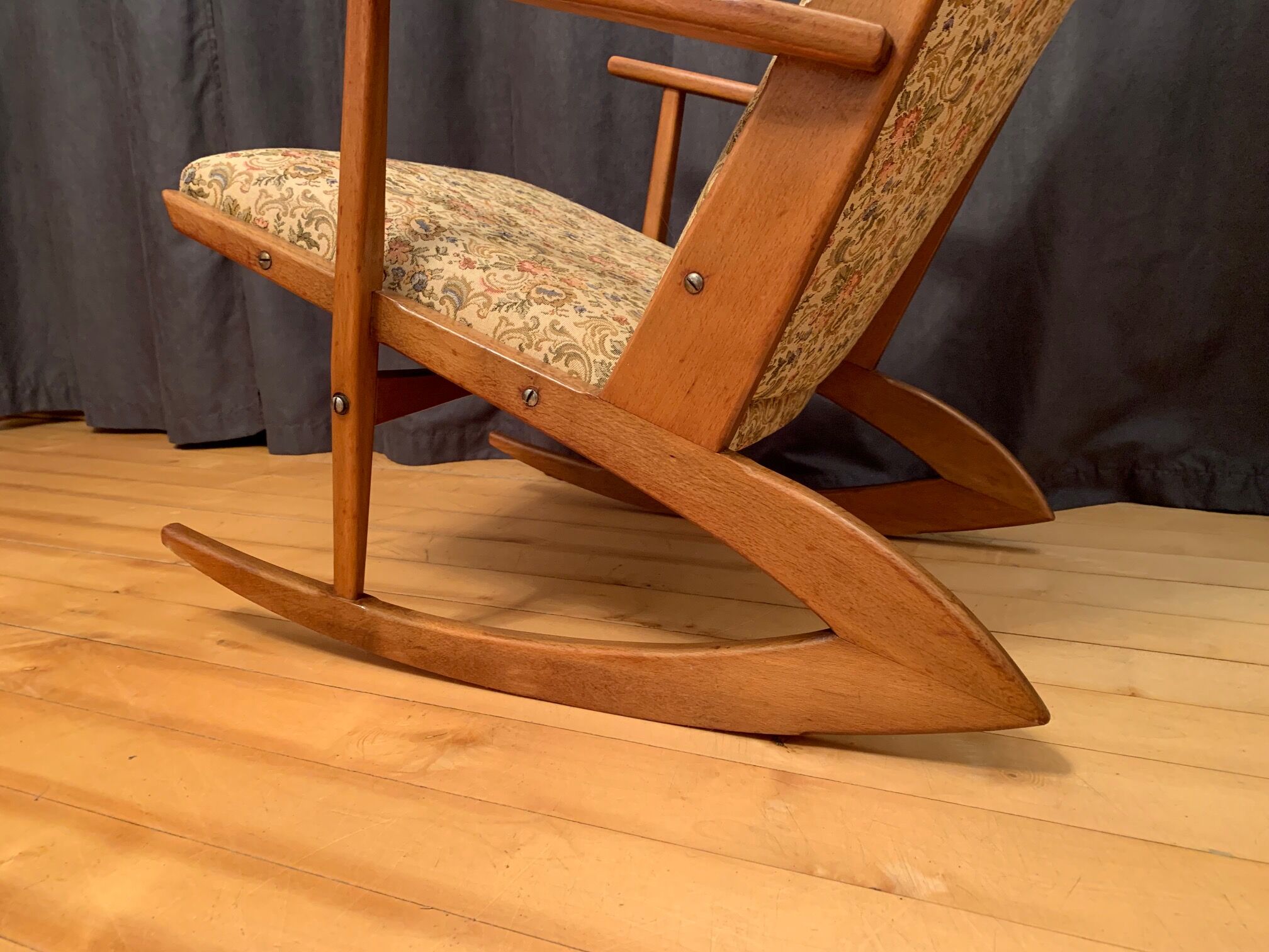 Model 97 rocking chair by Holger Georg Jensen, Tønder Møbelværk, Denmark, 1950s