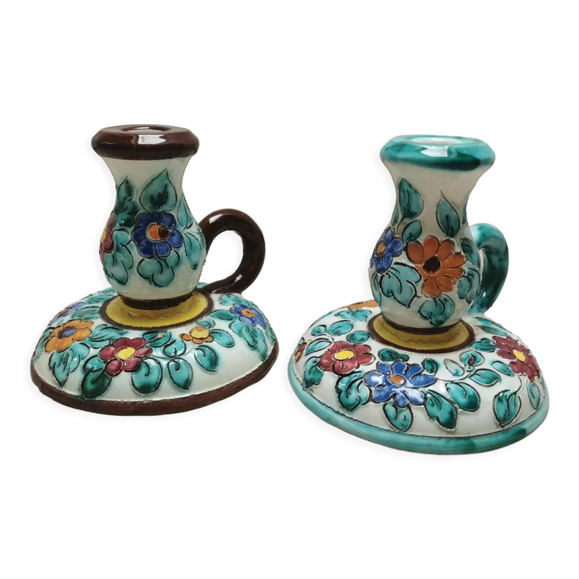 Cerart Monaco flower candlesticks