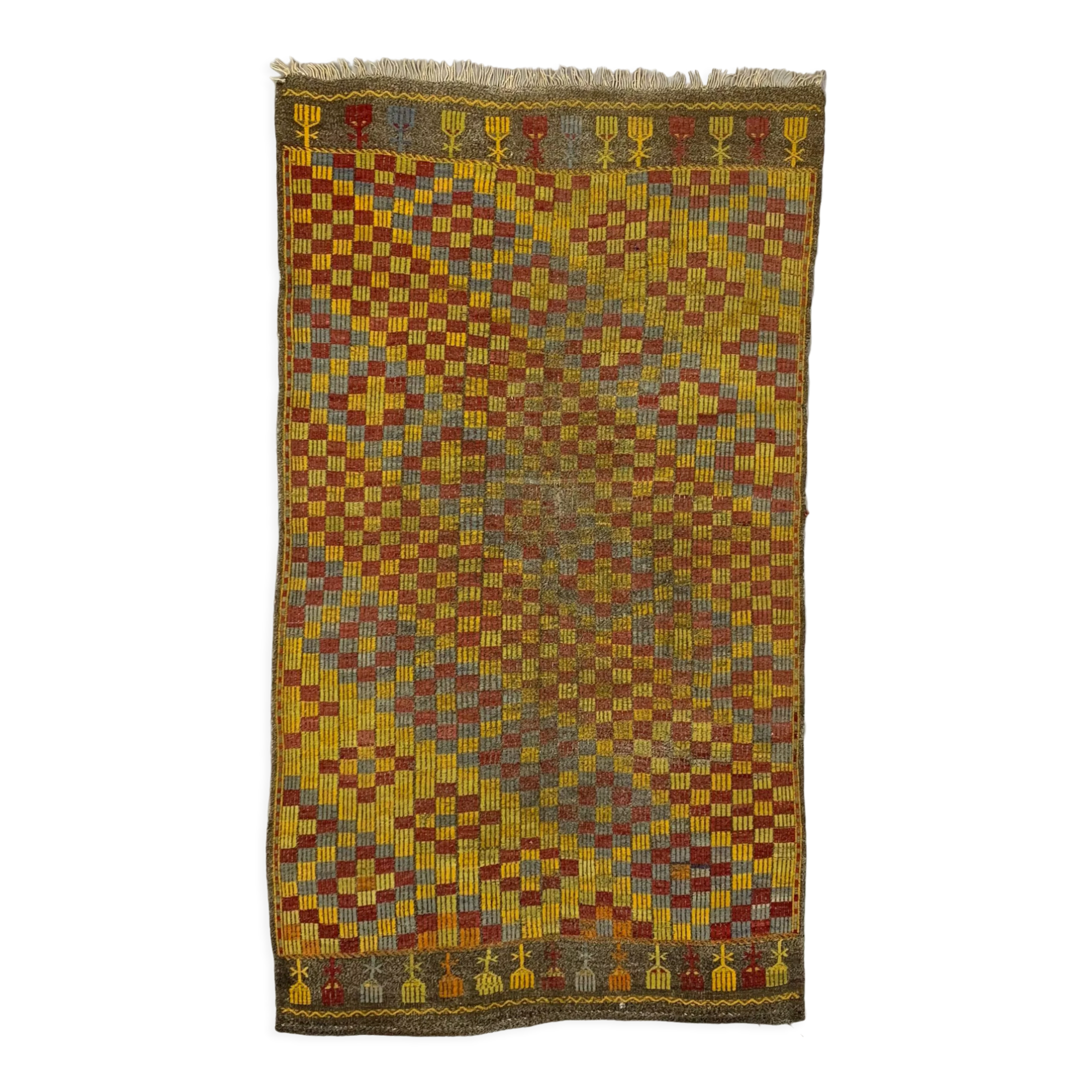 Large Vintage Turkish Kilim Rug 300x170 cm Wool Jajim Kelim