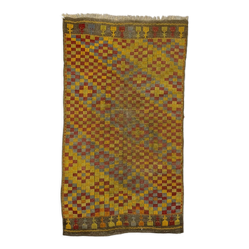 Large Vintage Turkish Kilim Rug 300x170 cm Wool Jajim Kelim