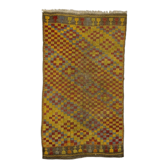 Tapis kilim turc vintage 300x170 cm laine jajim kelim