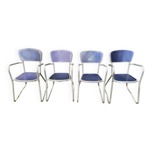 4 chaises fauteuils jardin