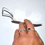 WMF Cake Server DESIGN in hammered silver-plated metal