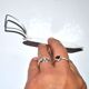 WMF Cake Server DESIGN in hammered silver-plated metal