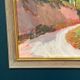 Original Danish Oil on Canvas – “Varm dag, Frankrike”  by Bente Bjerregaard