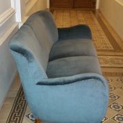 Sofa sofa 3 seats 50/60s Danish sculptural