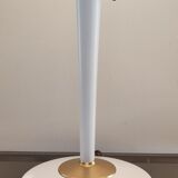 Art deco lamp lita 1960 white and brass