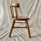 Old solid wood children's chair
