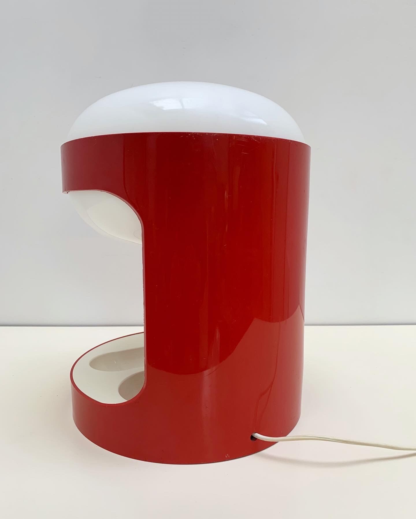 Lamp KD29 red Joe Colombo