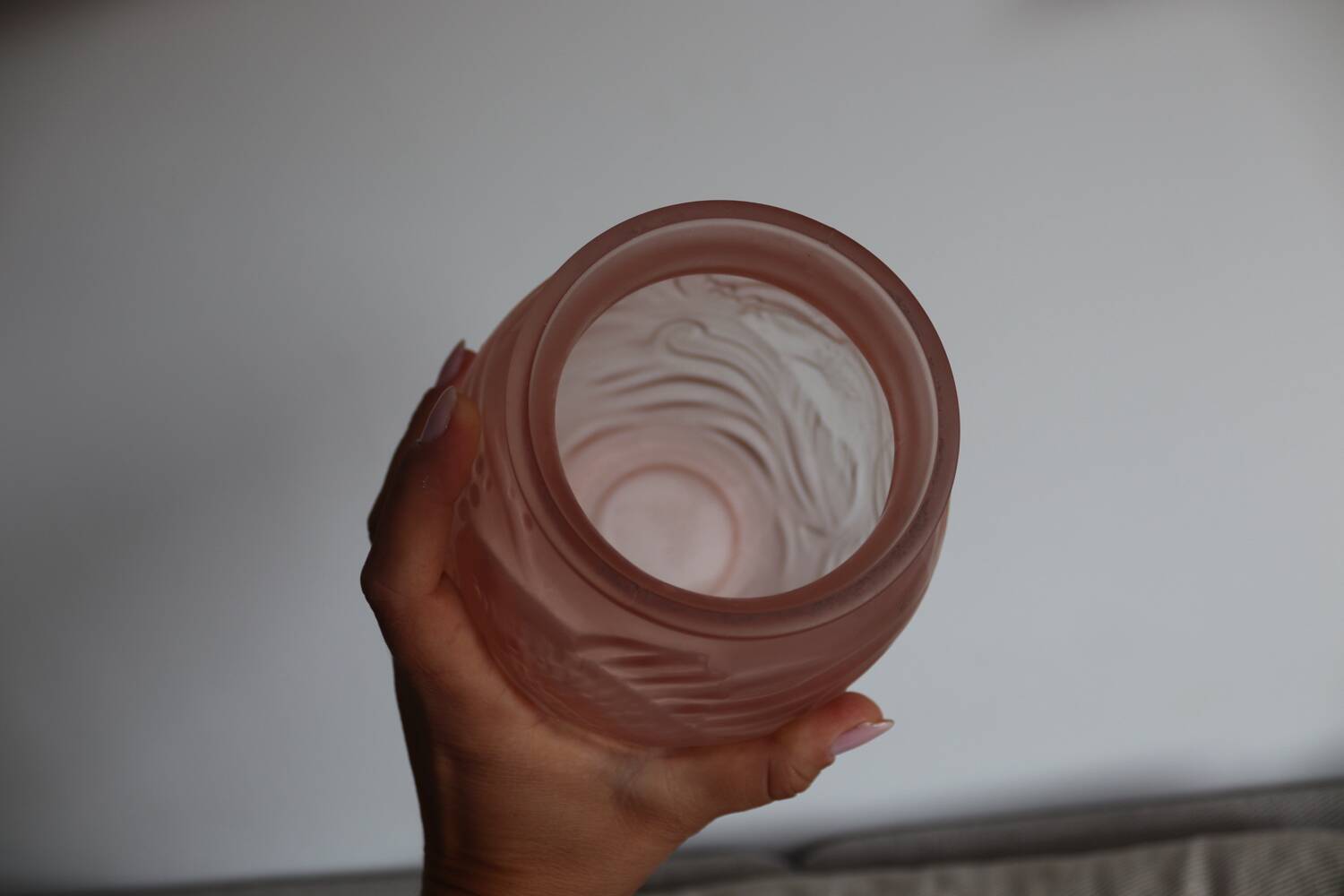 Art Deco vase by Souchon Neuvesel with a fish design.