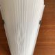 Pair of antique white glass wall lights vintage decoration