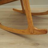 Rocking chair en chêne, design danois, années 1970, designer : Kurt Østervig, fabricant : Slagelse