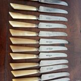 Suite 12 cheese knives dessert nineteenth horn handle