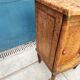 Empire style bedside table marble top