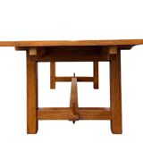 Solid wood farmhouse table